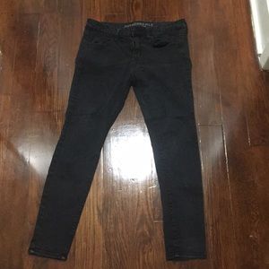 American Eagle black jegging 8 short petite
